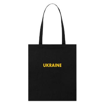 Ukraine - Tote bag bio Stanley/Stella - noir - Devant