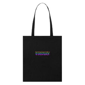 vincent rs regenbogen - Stanley/Stella Bio-Stoffbeutel - Schwarz - Vorne