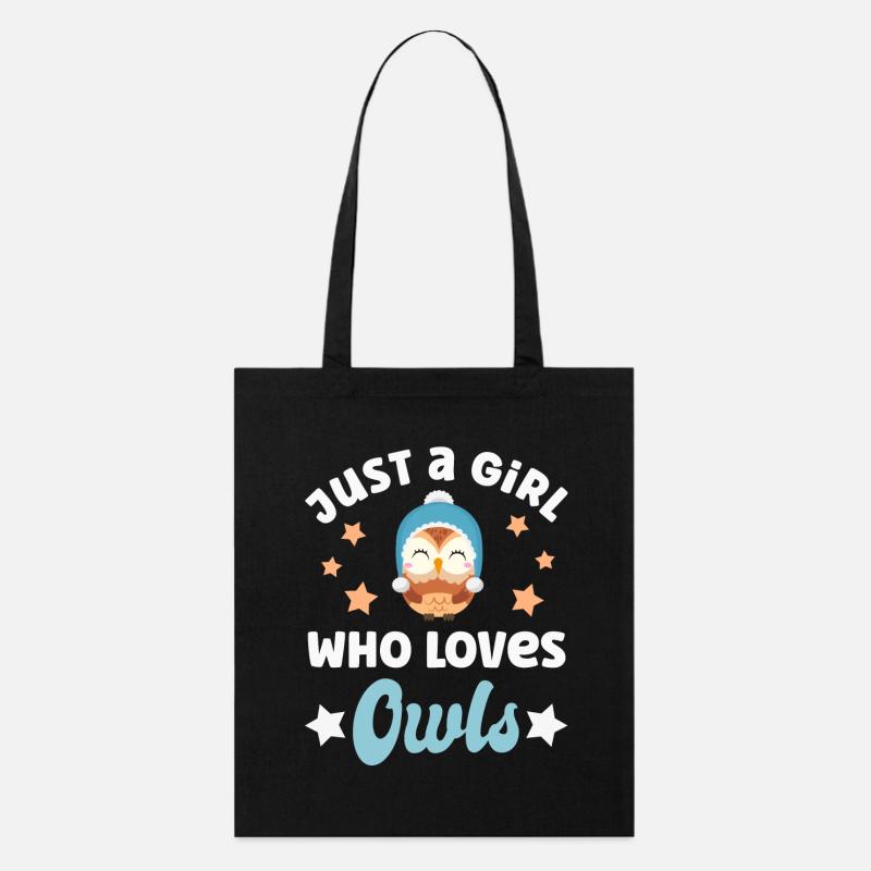 Hiboux hiboux - Tote bag bio Stanley/Stella - noir