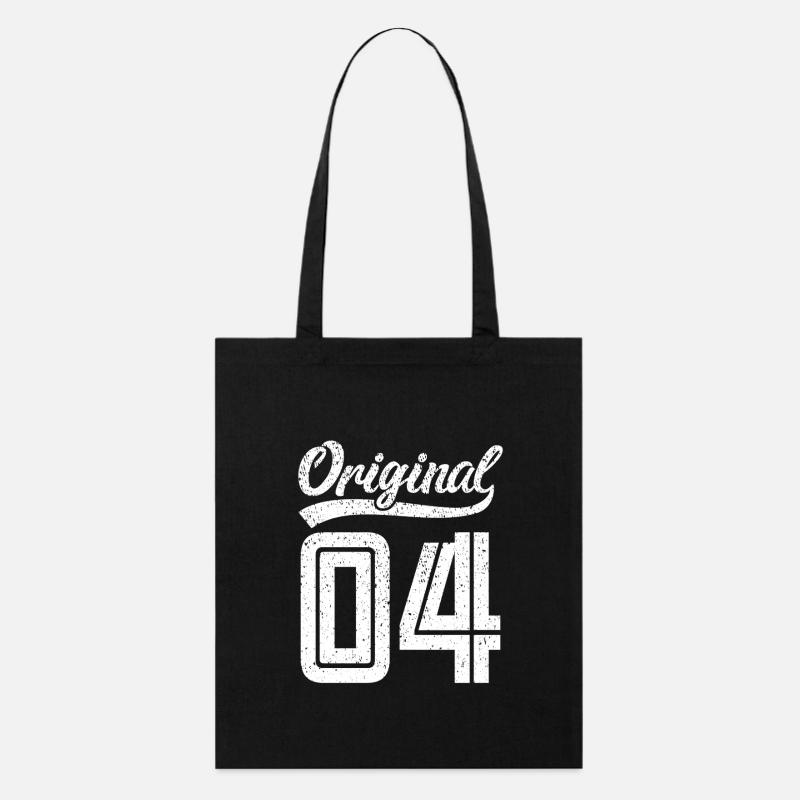2004 Original 04 born 2004 - Stanley/Stella Organic Tote Bag - black
