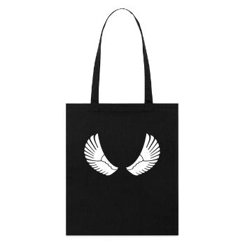 wings - Stanley/Stella Organic Tote Bag - black - Front