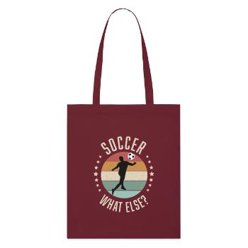 Soccer Quoi d’autre - Tote bag bio Stanley/Stella - bordeaux - Devant