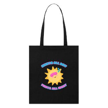 Fiesta toute la nuit, sieste toute la journée : l’ambiance de Majorque ! - Tote bag bio Stanley/Stella - noir - Devant