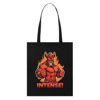 Bête musclée : Intense - Tote bag bio Stanley/Stella - noir - Devant