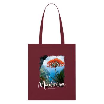 Île de Madère Portugal Vacances Visites Souvenirs - Tote bag bio Stanley/Stella - bordeaux - Devant