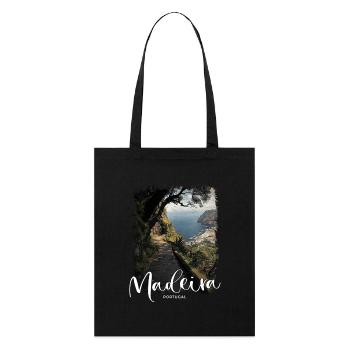 Île de Madère Portugal Vacances Visites Souvenirs - Tote bag bio Stanley/Stella - noir - Devant