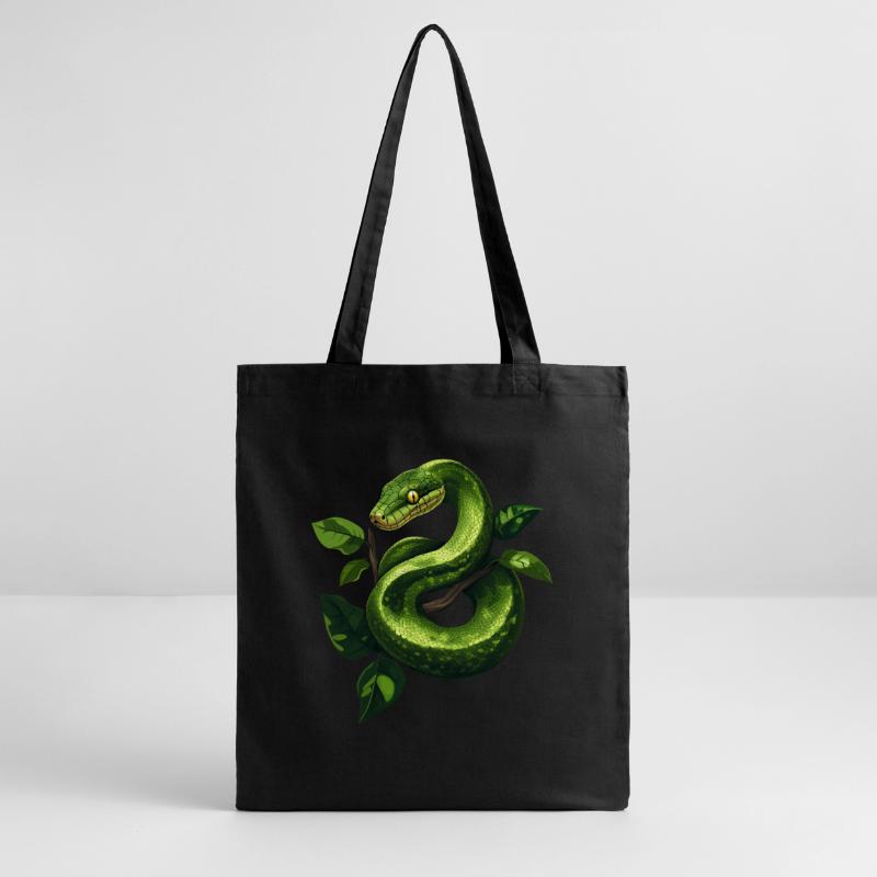 Green Tree Python Snakes Lover Terrarium Stanley/Stella Organic Tote Bag