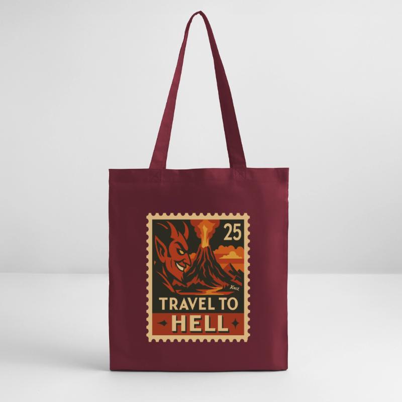 Devilish Journey to Hell as a stamp Stanley/Stella Organic Tote Bag