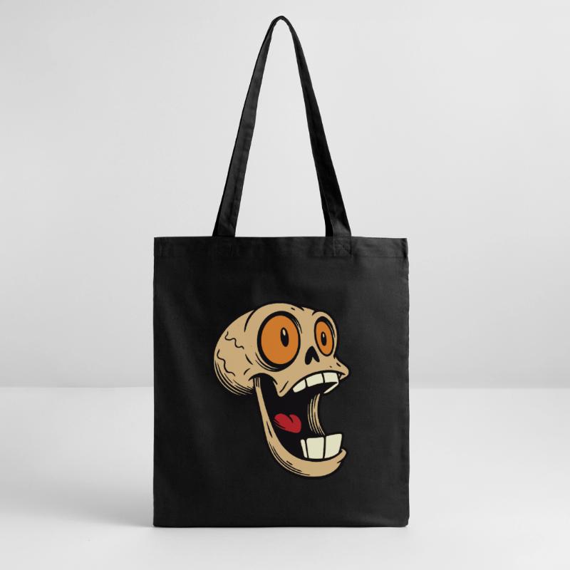 Crâne rieur avec de grands yeux Tote bag bio Stanley/Stella