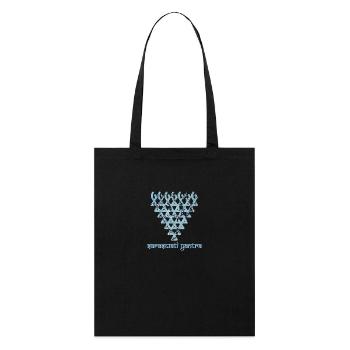 saraswati yantra e 55 - Tote bag bio Stanley/Stella - noir - Devant