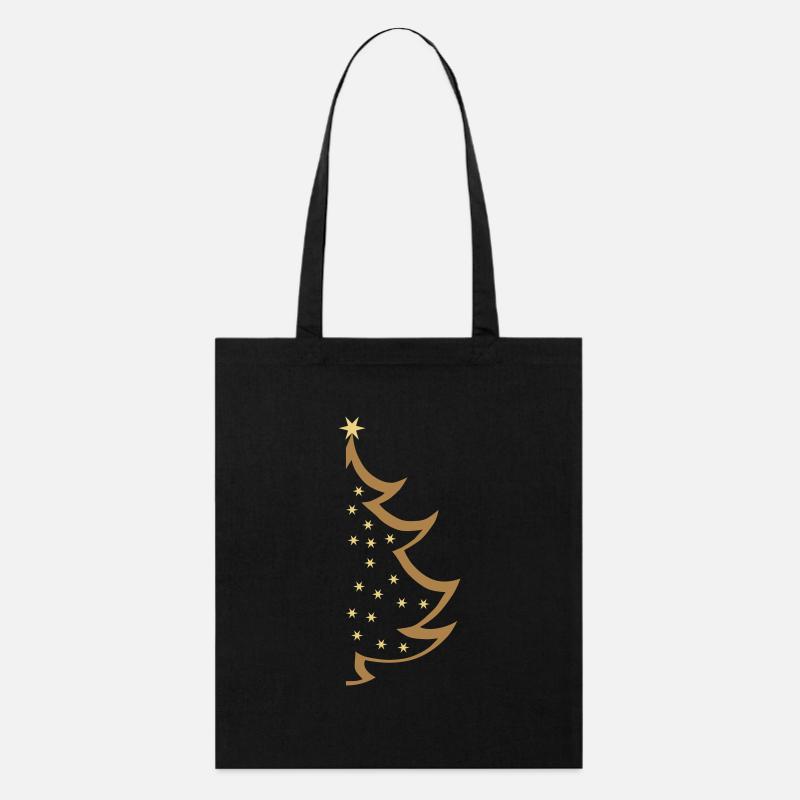 arbre de Noël 04 - Tote bag bio Stanley/Stella - noir