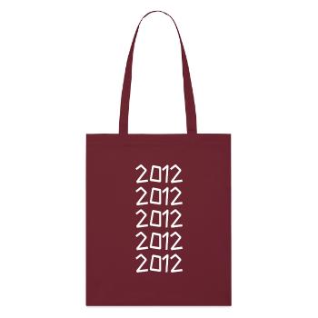 2012 - Tote bag bio Stanley/Stella - bordeaux - Devant