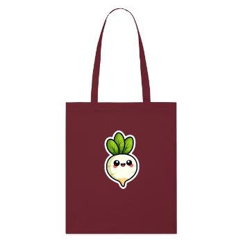 Radis / Légumes - Tote bag bio Stanley/Stella - bordeaux - Devant