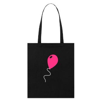 Ballon / Balloon - Stanley/Stella Bio-Stoffbeutel - Schwarz - Vorne
