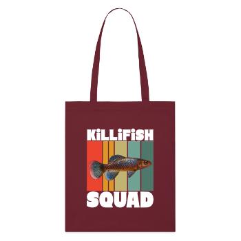 Killifish Oeuf Tooth Donut Aquarium - Tote bag bio Stanley/Stella - bordeaux - Devant