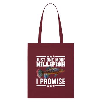 Killifish Egg-laying Tooth Doughnut Aquarium - Stanley/Stella Organic Tote Bag - burgundy - Front