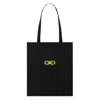 Unendlich Symbol Zeichen Symbol - Stanley/Stella Bio-Stoffbeutel - Schwarz - Vorne