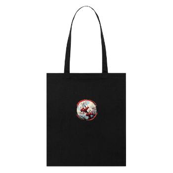 Cerisier - illustration - Tote bag bio Stanley/Stella - noir - Devant