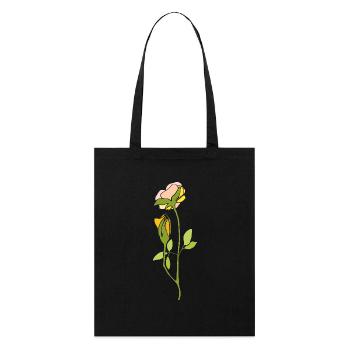 Rose - Tote bag bio Stanley/Stella - noir - Devant