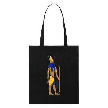 HORUS Dieu d'Egypte - Tote bag bio Stanley/Stella - noir - Devant