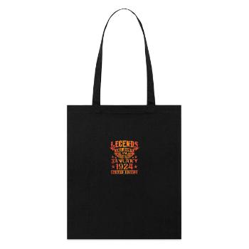 Anniversaire Janvier 1924 Edition Limitée Millésime - Tote bag bio Stanley/Stella - noir - Devant