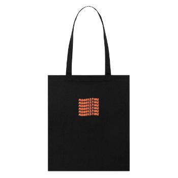 Manifestation de l’orange - Tote bag bio Stanley/Stella - noir - Devant