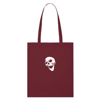 crâne qui pleure - Tote bag bio Stanley/Stella - bordeaux - Devant