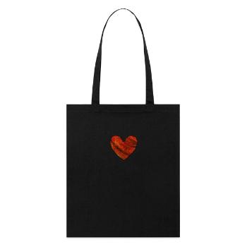 Félicitations du cœur Félicitations - Tote bag bio Stanley/Stella - noir - Devant
