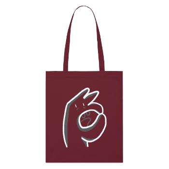 Bonhomme O - Stanley/Stella Organic Tote Bag - burgundy - Front