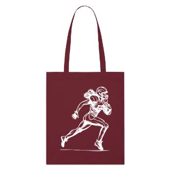 Footballeuse américaine - Tote bag bio Stanley/Stella - bordeaux - Devant