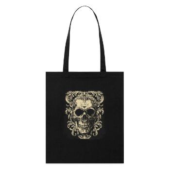 Crâne gothique - Tote bag bio Stanley/Stella - noir - Devant