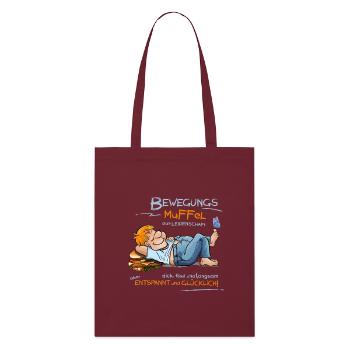Patates de canapé - Tote bag bio Stanley/Stella - bordeaux - Devant