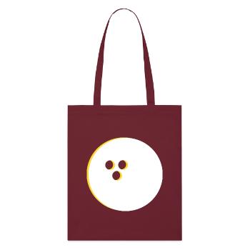 Boule de bowling, Bowling - Tote bag bio Stanley/Stella - bordeaux - Devant