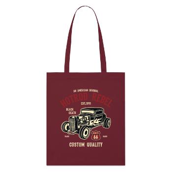 Hot Rod Rebel 2 - Tote bag bio Stanley/Stella - bordeaux - Devant