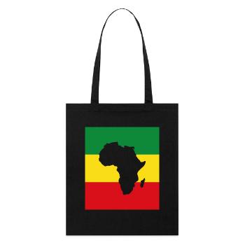 Afrika, Africa - Stanley/Stella Bio-Stoffbeutel - Schwarz - Vorne
