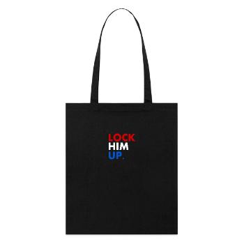 Lock him up - Tote bag bio Stanley/Stella - noir - Devant