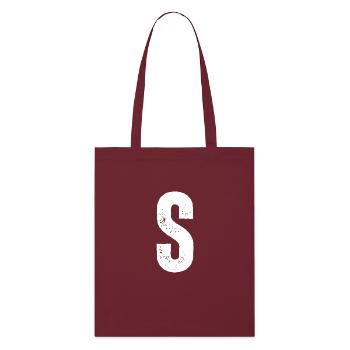 S - Stanley/Stella Organic Tote Bag - burgundy - Front