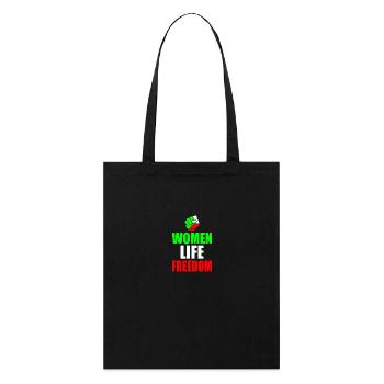 Women life freedom iran - Stanley/Stella Bio-Stoffbeutel - Schwarz - Vorne