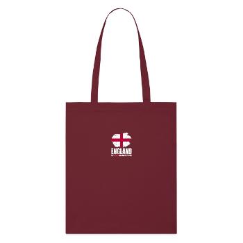 Drapeau de l’Angleterre - Tote bag bio Stanley/Stella - bordeaux - Devant