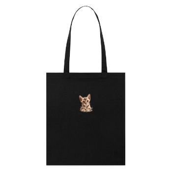 Egyptian Mau Kitten Cat Egyptian Mau - Stanley/Stella Organic Tote Bag - black - Front