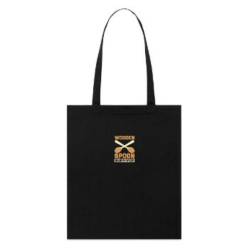 Cuillère en bois Survivor Drôle Design Rétro - Tote bag bio Stanley/Stella - noir - Devant