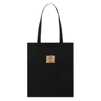 Fonctionnera pour Tacos - Tote bag bio Stanley/Stella - noir - Devant