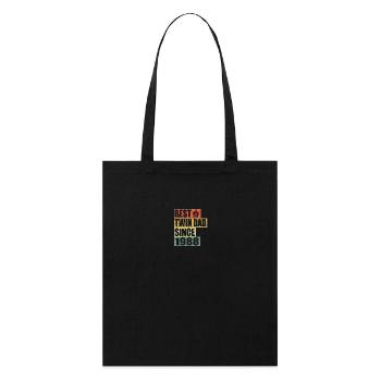 Twins Father Twin Father since 1988 - Stanley/Stella Organic Tote Bag - black - Front