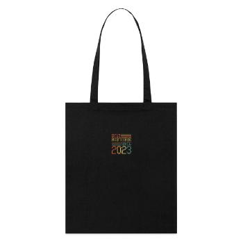 Best roommate since 2023 love your roomates - Stanley/Stella Organic Tote Bag - black - Front