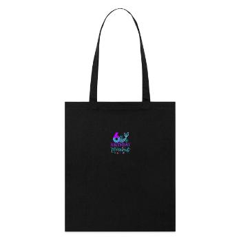 6th Birthday Mermaid - Stanley/Stella Organic Tote Bag - black - Front
