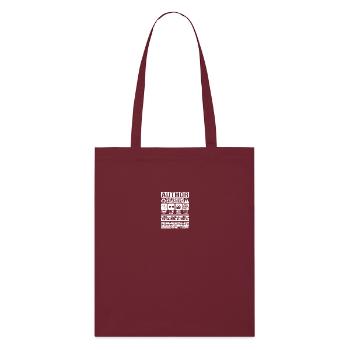 Author Sarcasm funny Gift Author - Stanley/Stella Organic Tote Bag - burgundy - Front