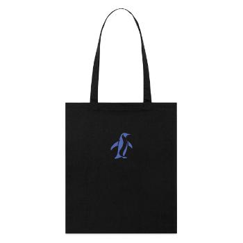 Penguin South Pole Silhouette Minimalist - Stanley/Stella Organic Tote Bag - black - Front