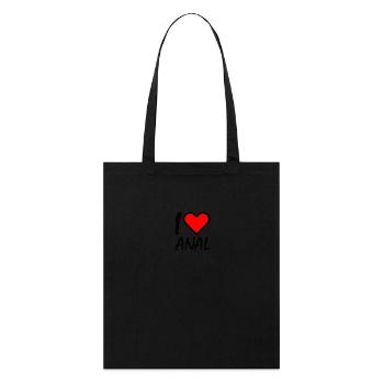 I love - Tote bag bio Stanley/Stella - noir - Devant