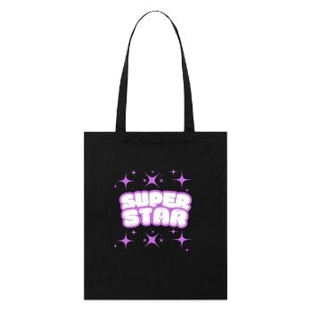 SUPER STAR - Tote bag bio Stanley/Stella - noir - Devant