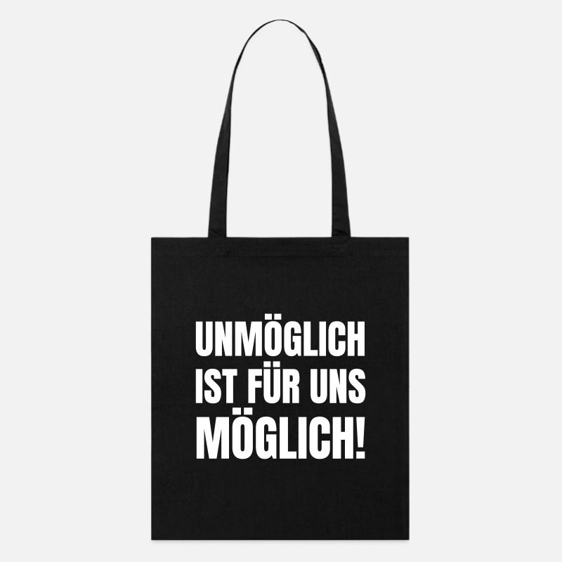 L’impossible est possible pour nous ! - Tote bag bio Stanley/Stella - noir